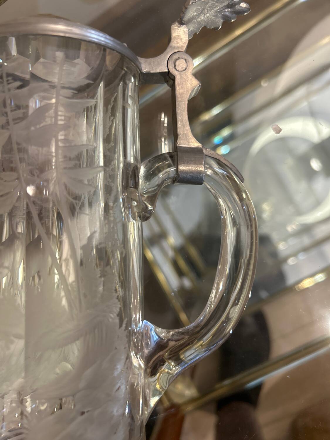 Set of beer pitchers, 19th century