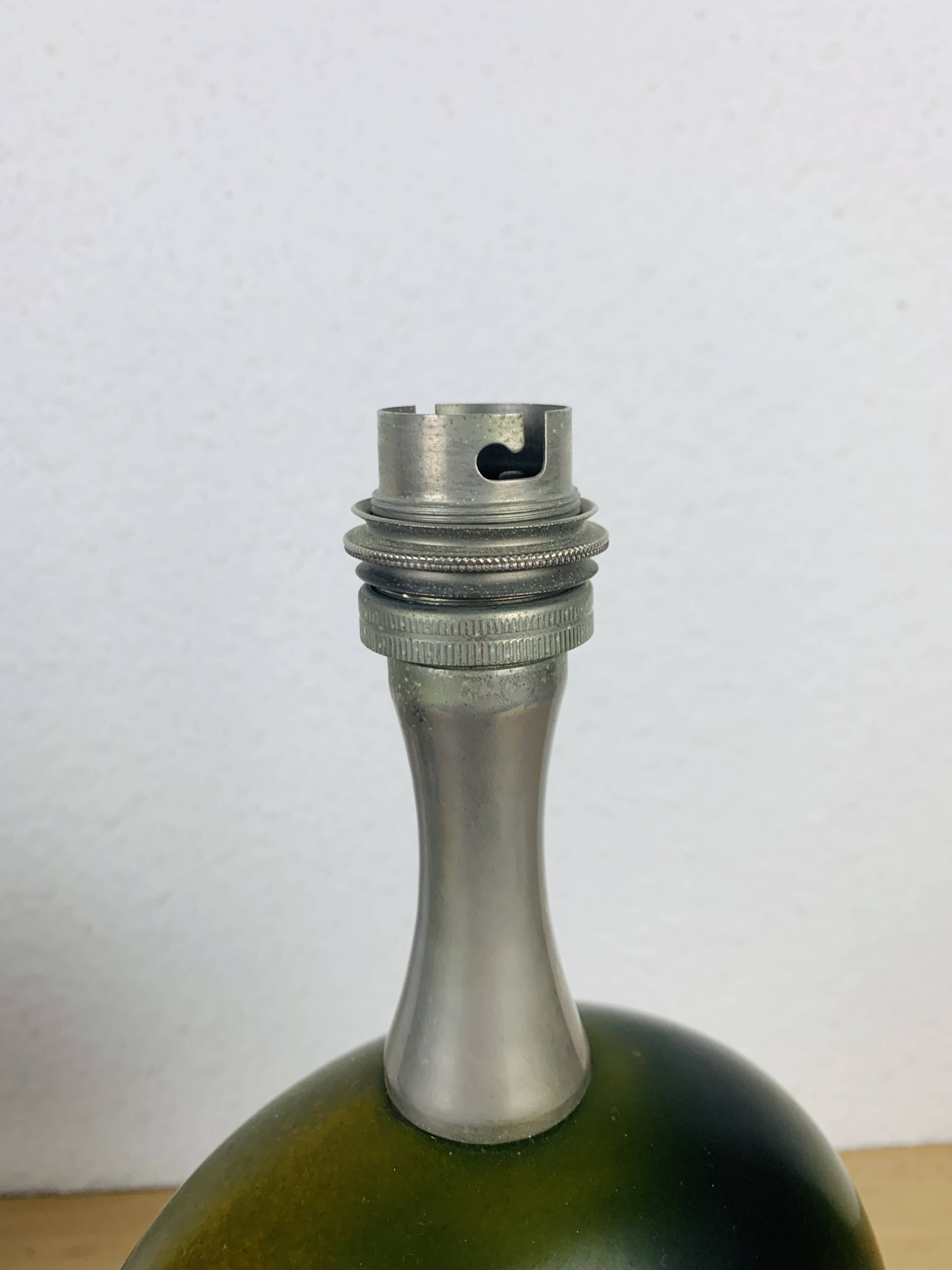 Paire de lampes Philippe Barbier années 70, vert