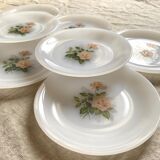 Dessert plates Rose Arcopal