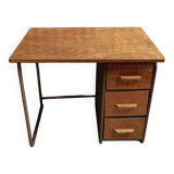 Vintage school desk wood and metal