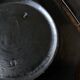Set of 3 octagonal glazed earthenware plates with pearls, Biot 1950.