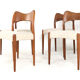 Ensemble de 4 chaises Arne Hovman Olsen pour Kold Mogens