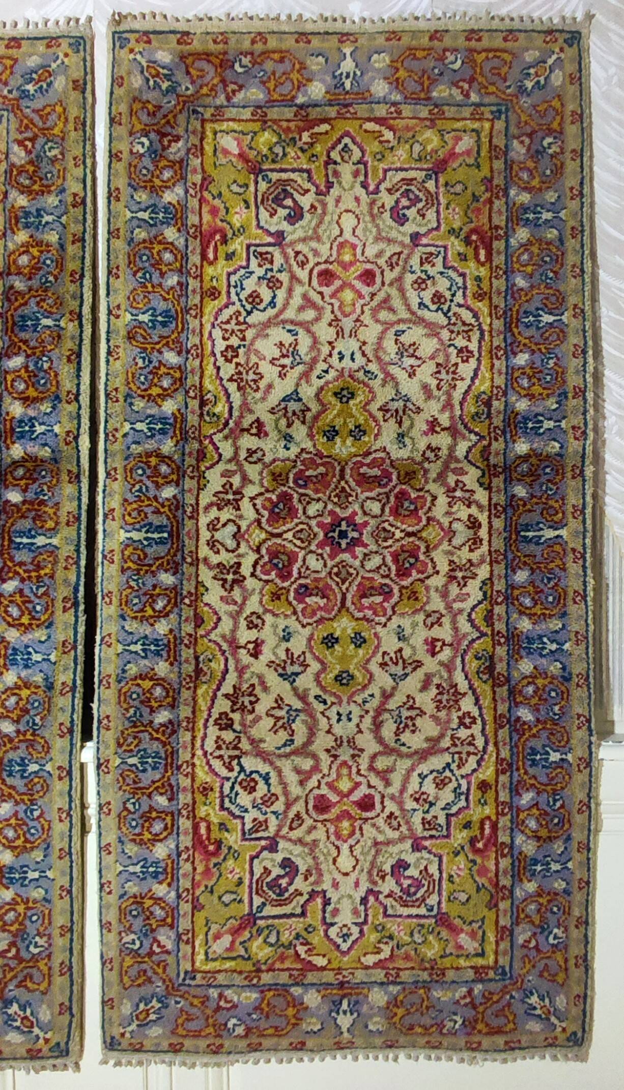 Set de 2 tapis d'Orient noués main