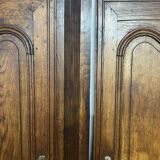 Paire de Portes d'armoire ancienne et sa traverse