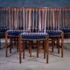 Chaises de Salle à Manger Vintage en Palissandre, Danemark, 1950s, Set de 10