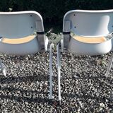 Duo of Dorsal chairs by E Ambasz and G Piretti in 1990