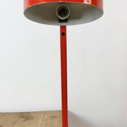 Lampe de table réglable vintage rouge, années 1970