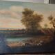 19th century Dutch School "Animated landscape with rural theme"