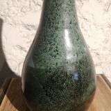 Vase vert en grès vernissé