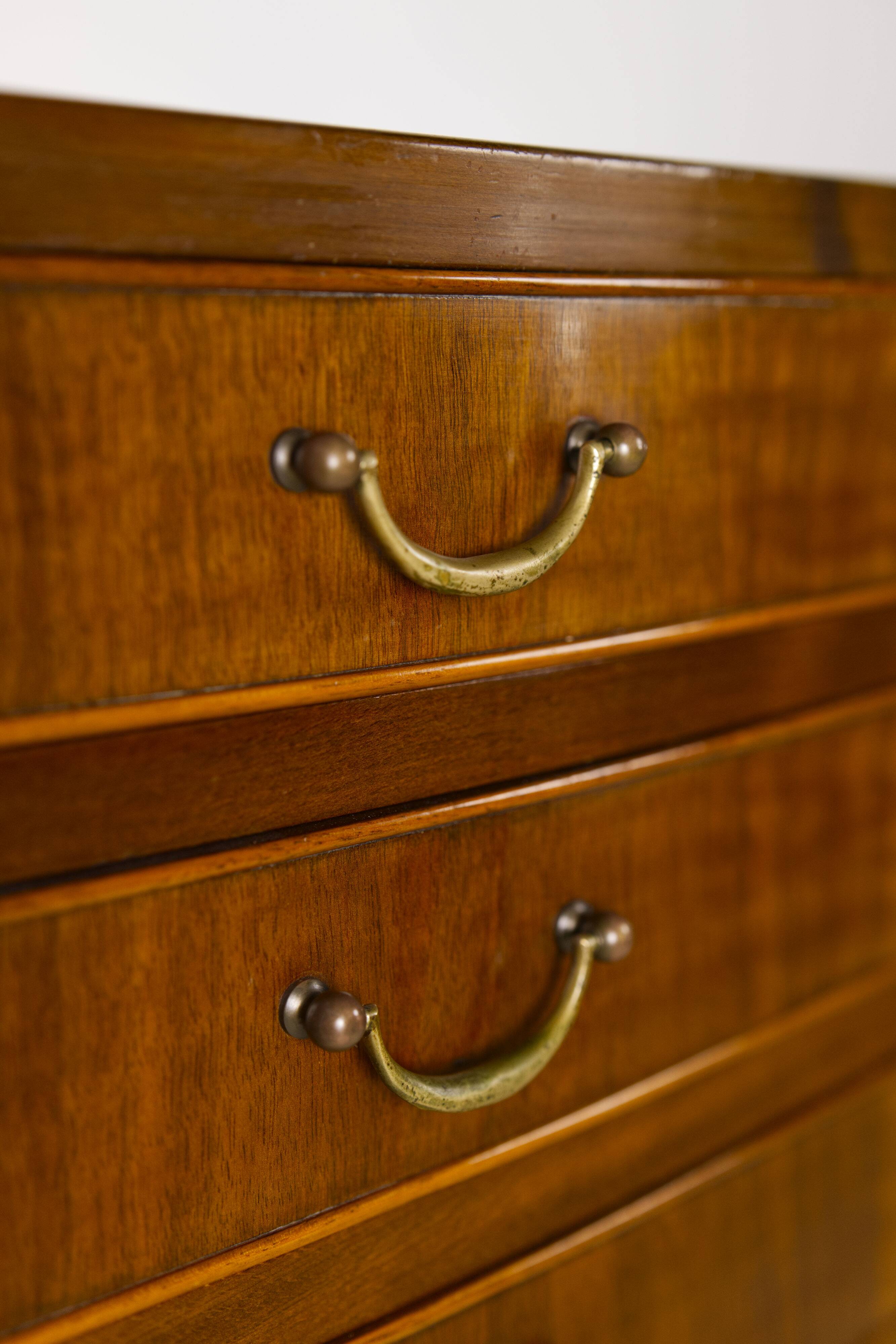 Large Nutwood Chest of Drawers by Ole Wanscher, 1940's