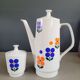Vintage Colditz porcelain teapot and sugar bowl set, Germany