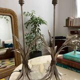 Pair of vintage designer cob lamps 1970