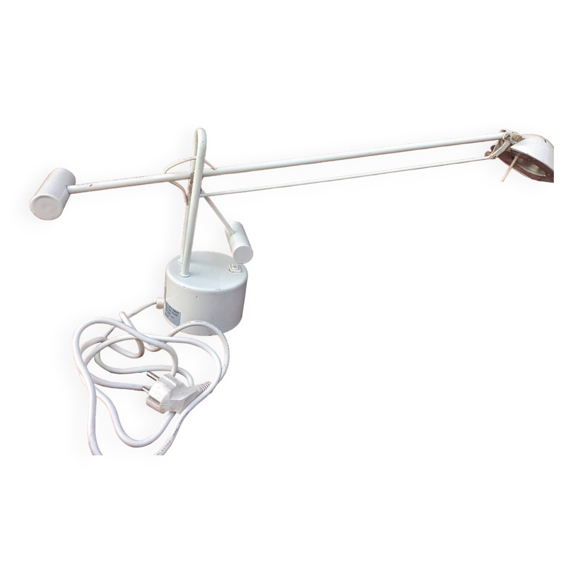 Starmat lamp with counterpoid vintage 80s