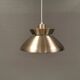 Danish hanging lamp from the 1980s-90s in aluminum.