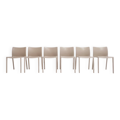 6 chaises Magis Air par Jasper Morrison, après 2000