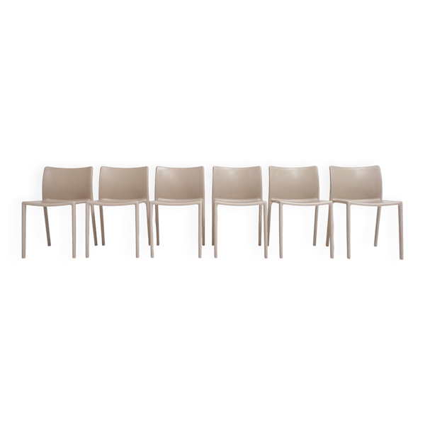 6 chaises Magis Air par Jasper Morrison, après 2000