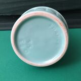 Pichet en céramique blanc et son vert pastel d’une contenance de 75 cl