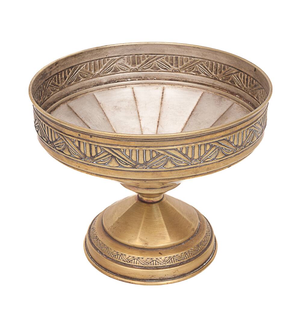 Art Deco brass cup