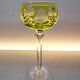 Box of 4 Val Saint Lambert "Berncastel" no. 204 Roemer glass – Belgium 1905