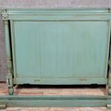 Directoire period center bed in lacquered wood