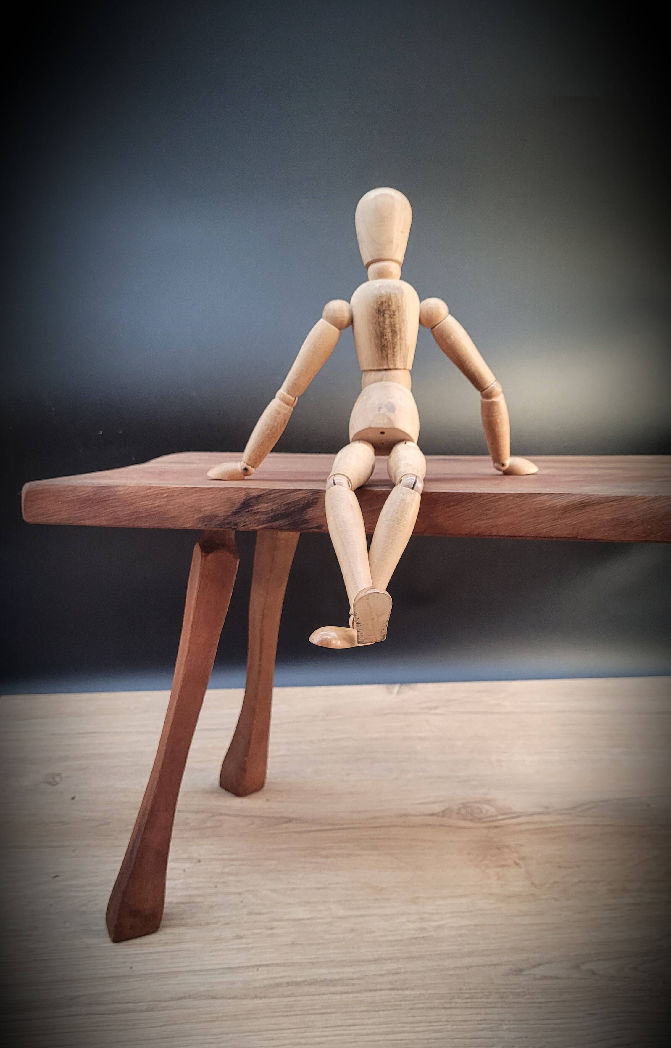 Solid wood coffee table
