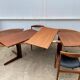 Scandinavian extendable oval table in teak year 1960 NF