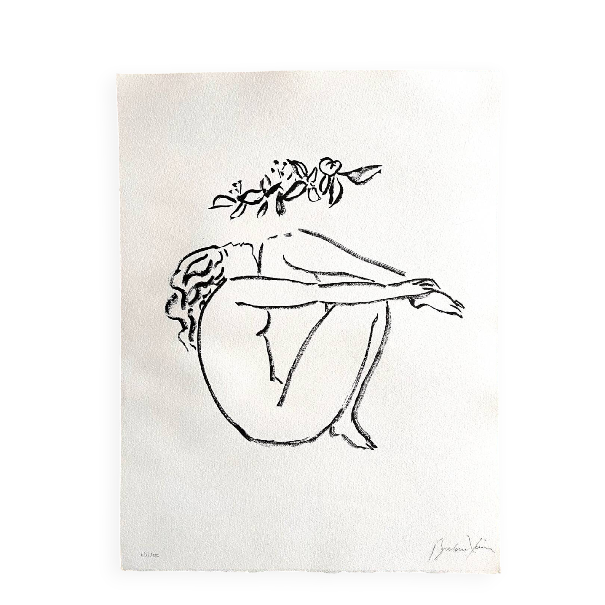 Lithograph by Pierre Boncompain 1990