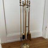 Vintage gold mantelpiece