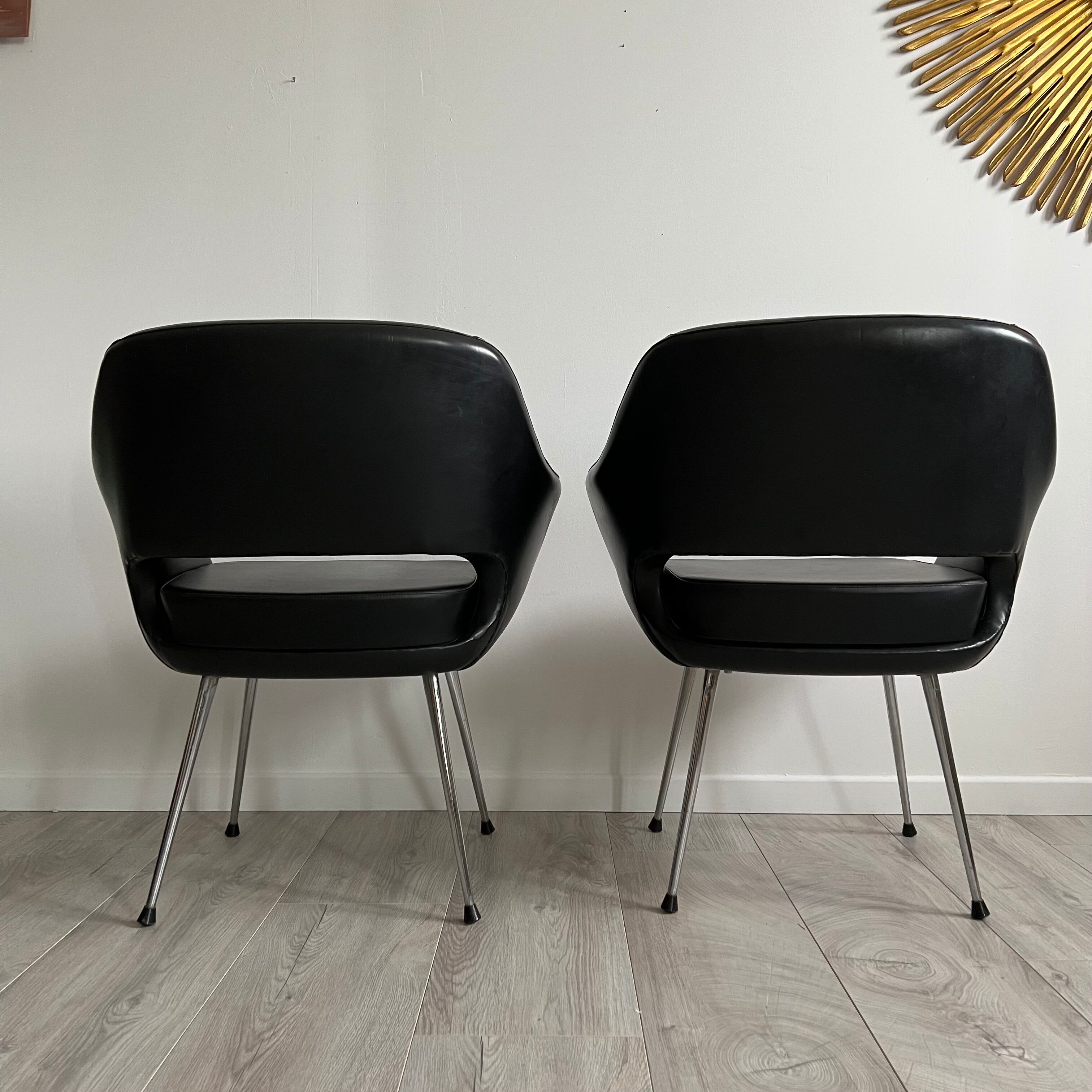 Pair of vintage armchairs