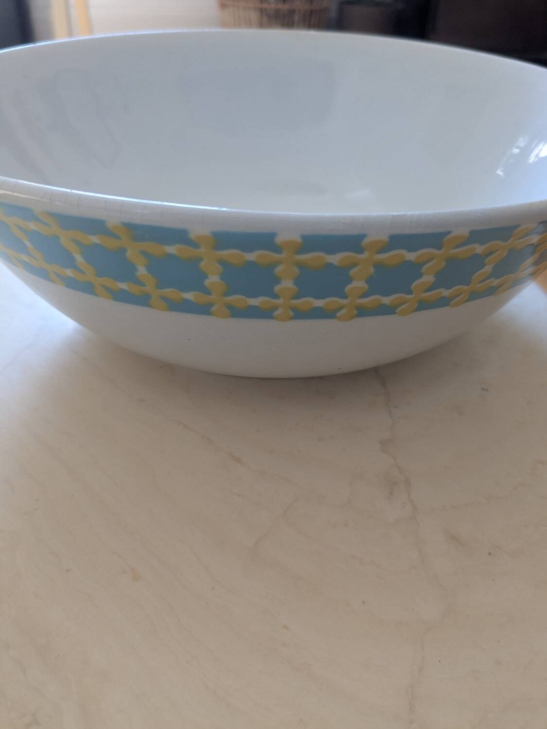 Three Golden Clover dishes, Digoin Sarreguemines