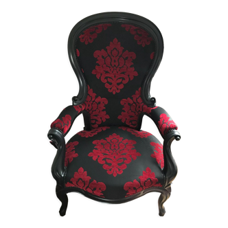 Fauteuil voltaire tissu Guild