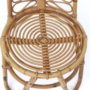 Set of Three Vintage Bamboo Garden Chairs, Italy