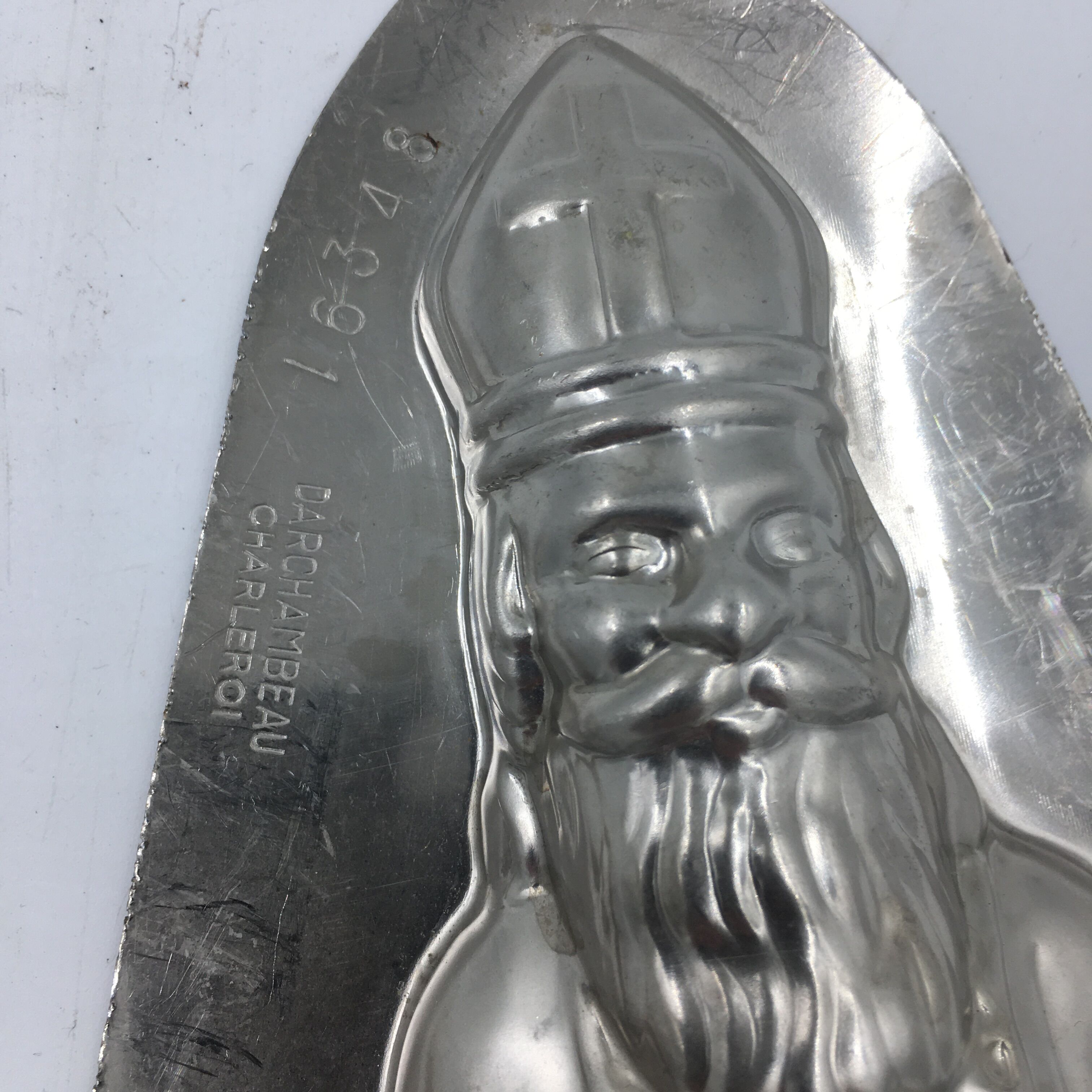 Chocolate mold of St. Nicholas