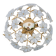 Grace Kelly, Delicious Murano Ceiling Light White Flowers, 1980
