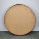 1970s Italian Space Age Red Lacquer and Smoked Glass Round Mirror