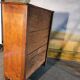Louis XV period secretary in solid cherry wood