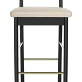 High Black Stools Red Edition