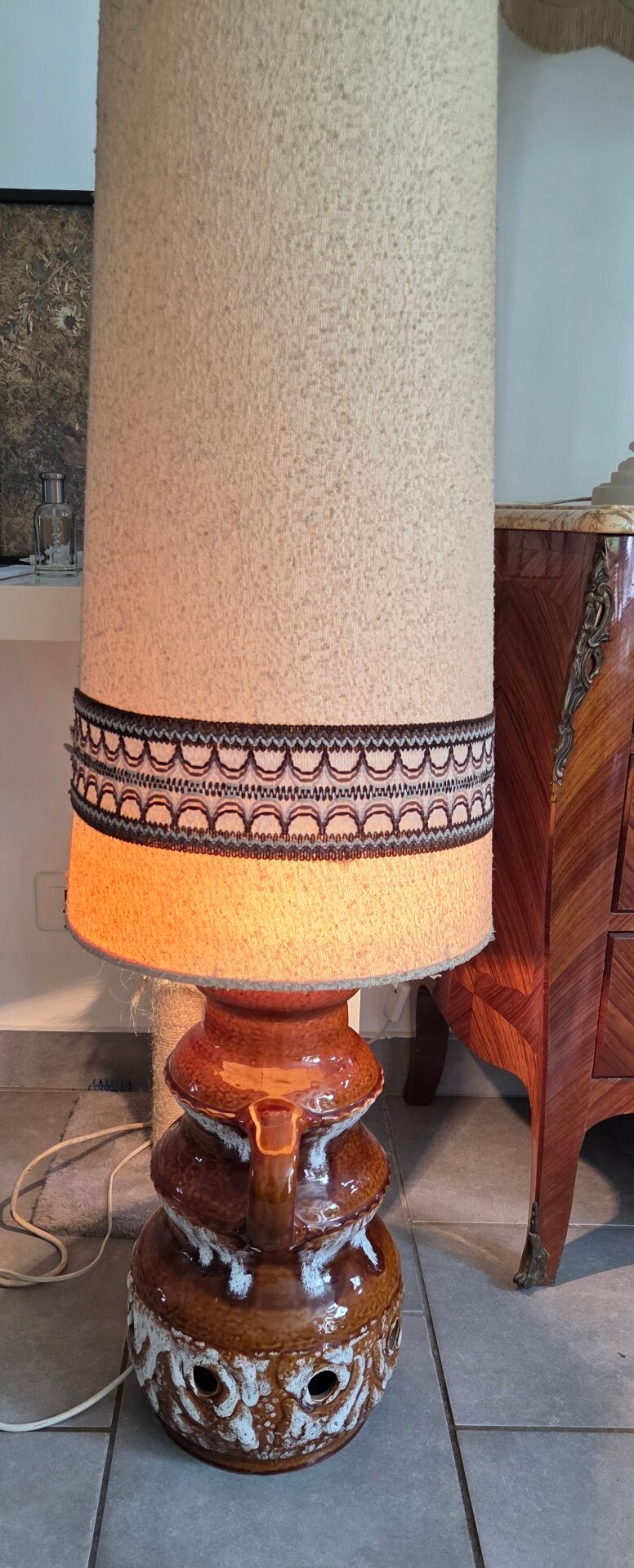 Vintage lamp from the 1960s-1970s.