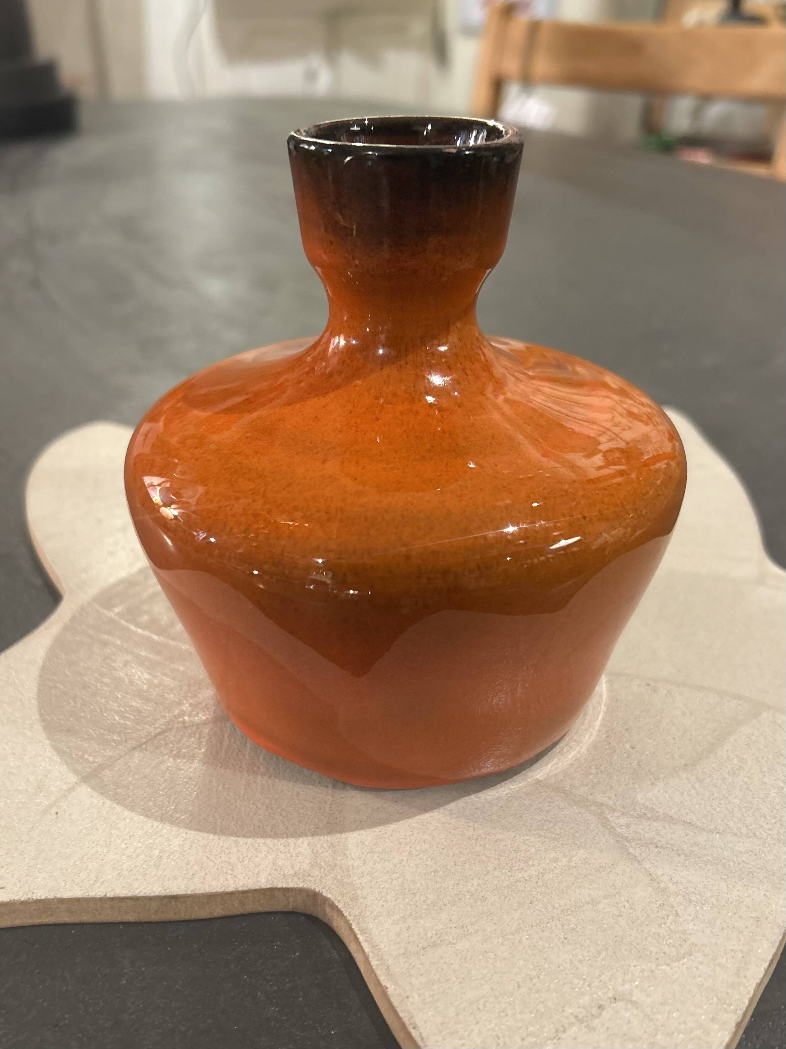 Small ceramic vase by Gérard Hoffman