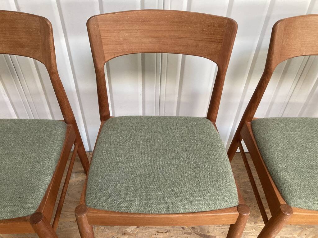 Kai Kristiansen Danish Teak Dining Chair K.S. Mobler Set of 6