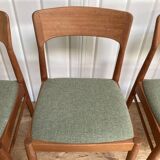 Kai Kristiansen Danish Teak Dining Chair K.S. Mobler Set of 6