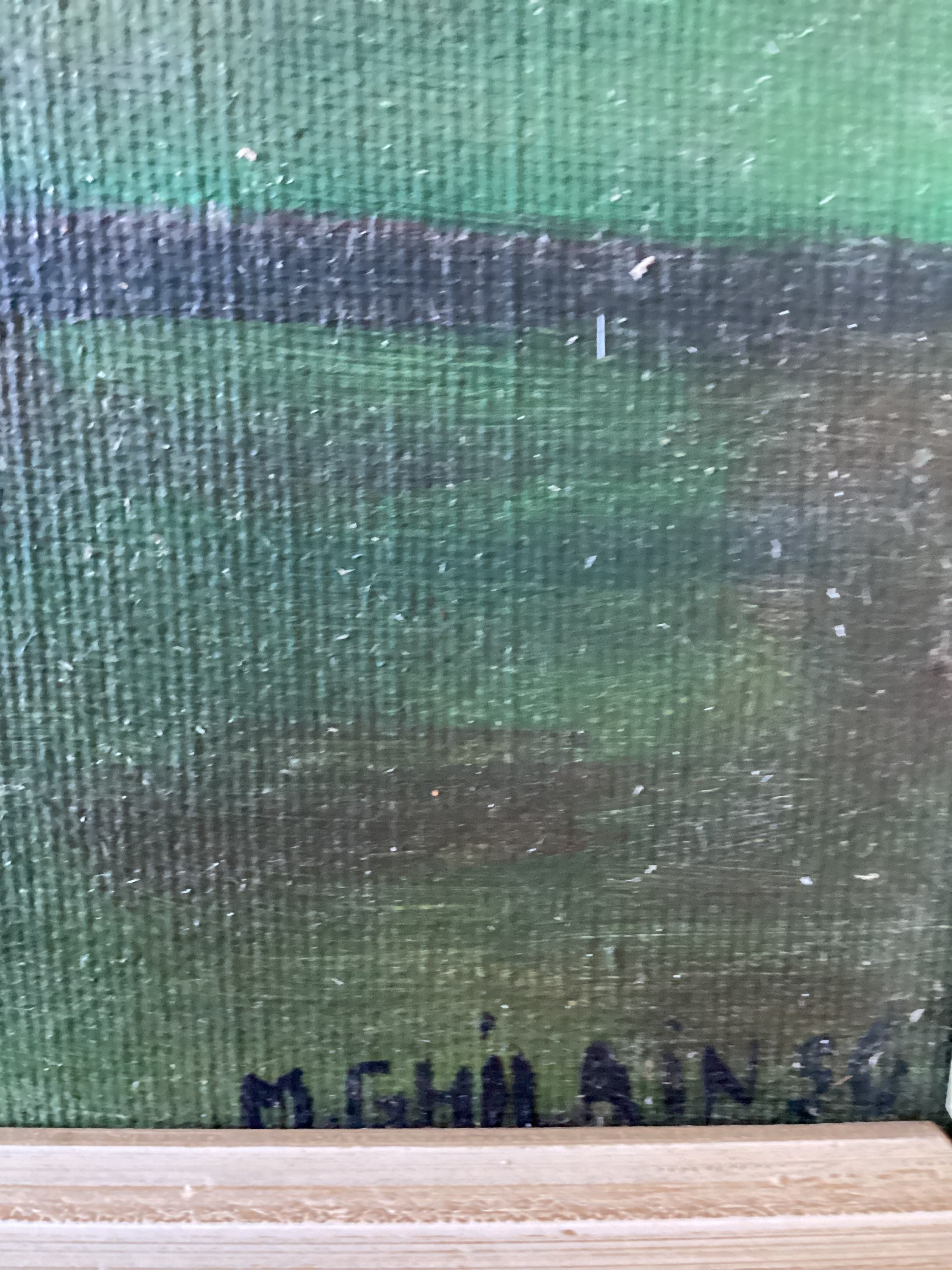 Painting signed around the years 1956 oil on canvas Dimension: 34x29 cm with the frame