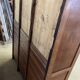 Old filing cabinet with triple curtains