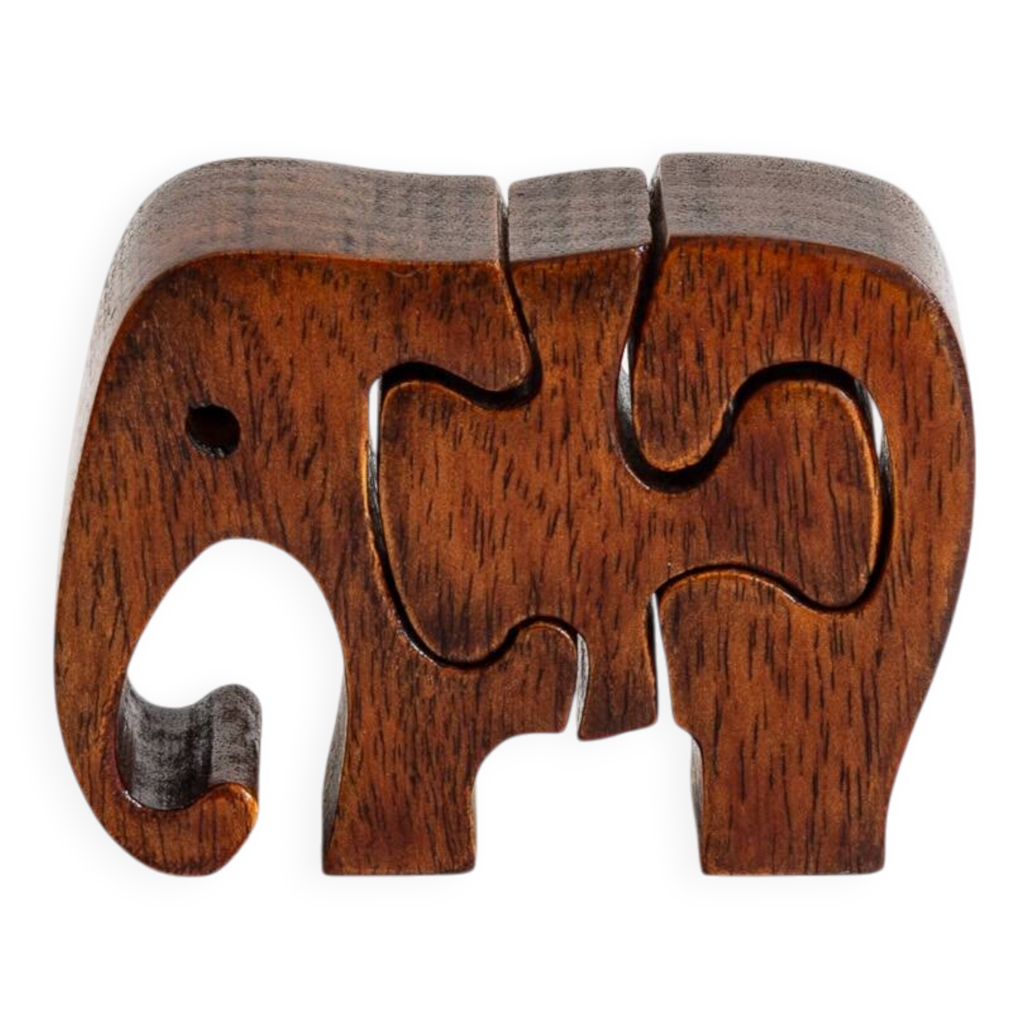 Elephant-shaped puzzle toy – The Playmill Atkinson (attr.) – USA