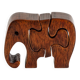 Elephant-shaped puzzle toy – The Playmill Atkinson (attr.) – USA