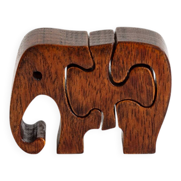 Elephant-shaped puzzle toy – The Playmill Atkinson (attr.) – USA