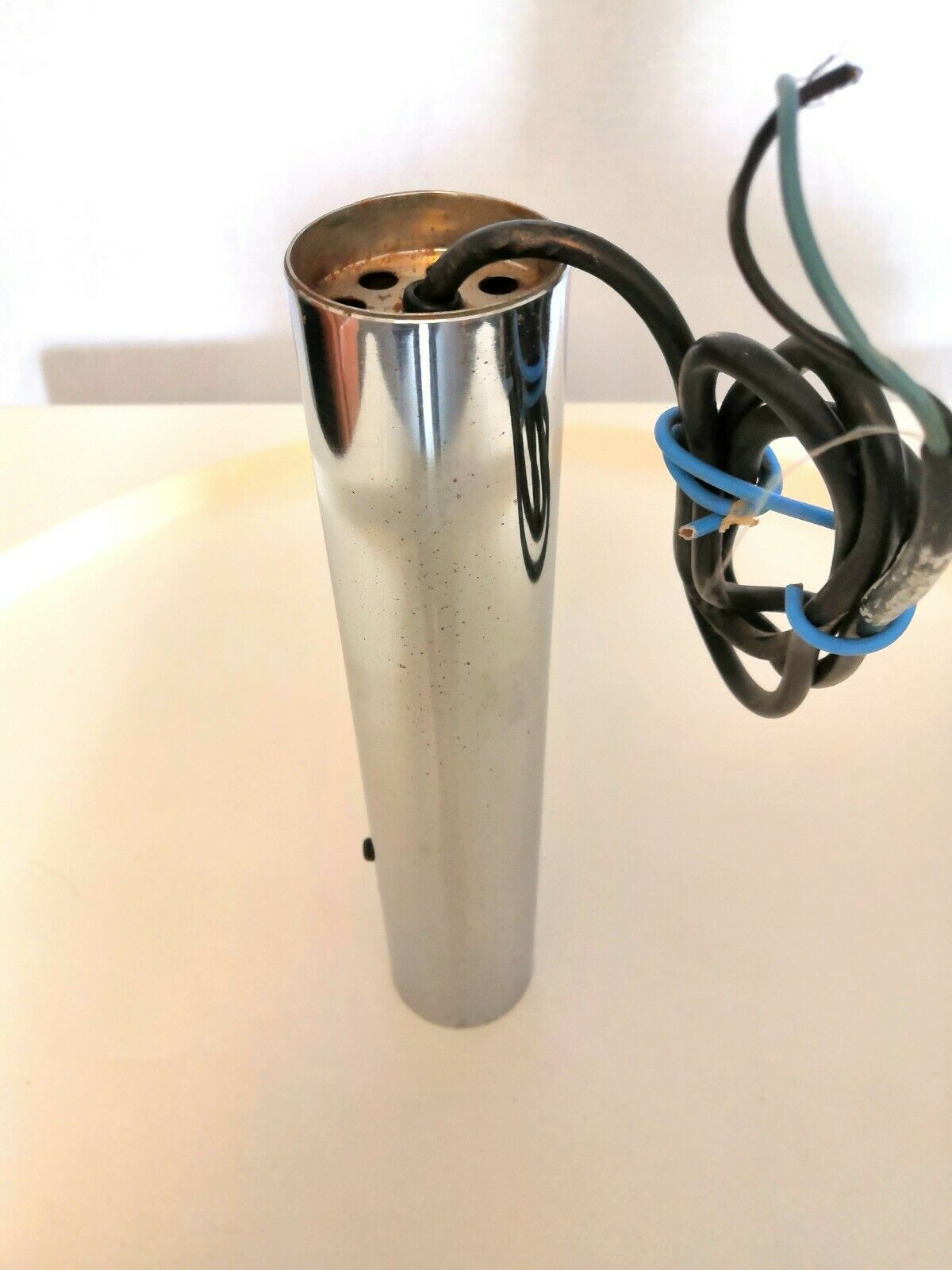 70s design tube hanging lamp