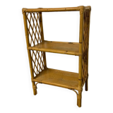 Rattan bookcase shelf