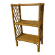 Rattan bookcase shelf