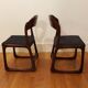 Pair of Baumann sled chairs